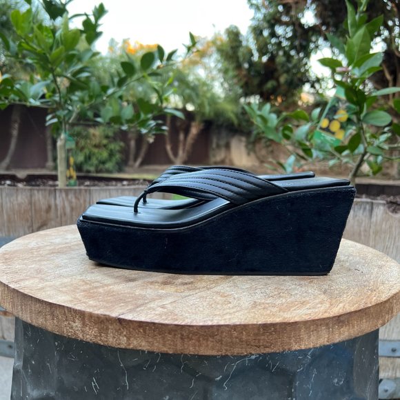 Frankie's Bikinis LA Girl Platform Flip Flop Size 39 - Picture 7 of 9